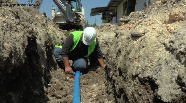 YENİ MESKENLERİN ALTYAPI İHTİYACI KARŞILANIYOR