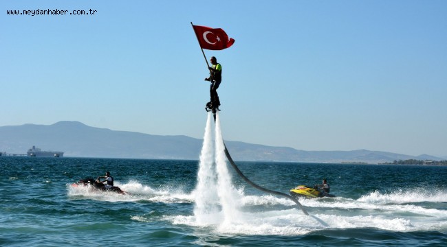 Aliağa'da 19 Mayıs Atatürk'ü Anma Korteji