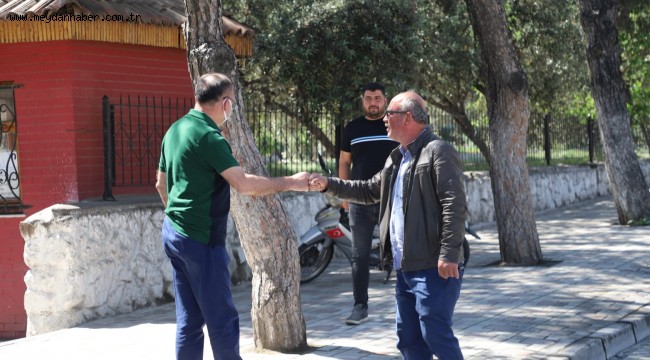 Atatürk Bulvarında Temizlik Mesaisi