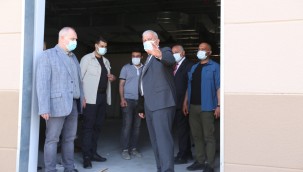 BAŞKAN ATAY TARIMSAL ÜRÜN FABRİKASI'NDA İNCELEMELERDE BULUNDU