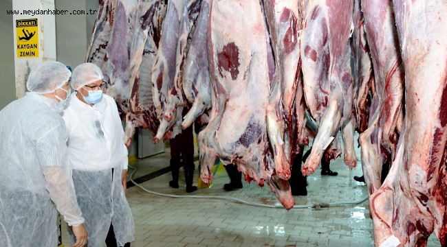 Başkan Eriş'ten Ödemiş Mezbahası'nda inceleme