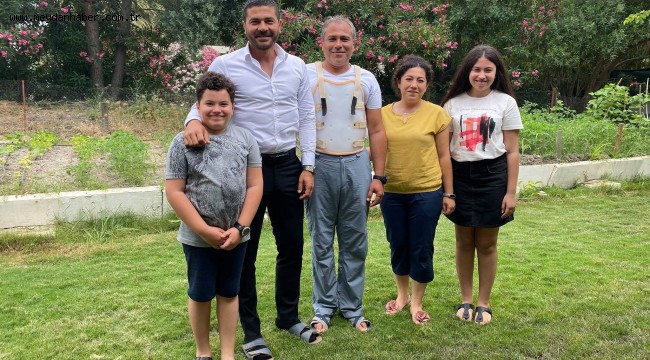 BAŞKAN FATİH GÜRBÜZ, KAZADAN KURTULAN PİLOTLARI ZİYARET ETTİ