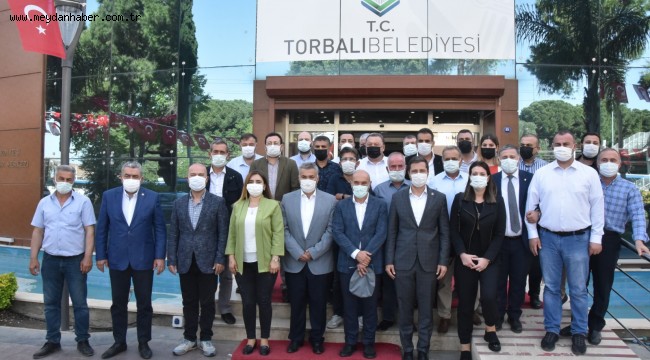 Başkan Mithat Tekin'e üst düzey 'Hayırlı olsun' ziyareti