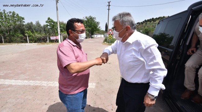 Başkan Tekin sahaya indi