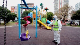 BAYRAKLI BELEDİYESİ 90 BİN NOKTAYI DEZENFEKTE ETTİ