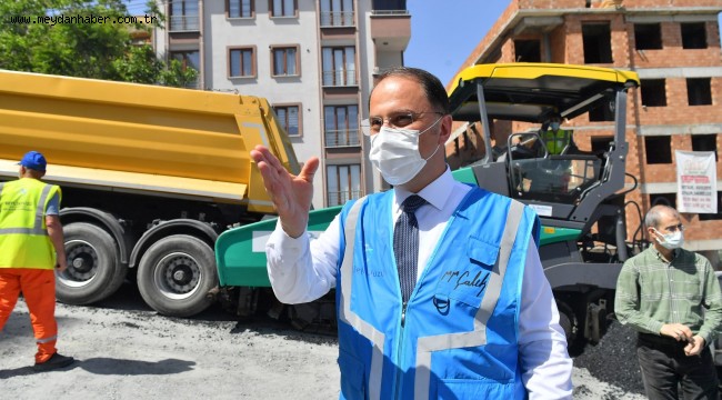 BEYLİKDÜZÜ'NDE ASFALTLAMA ÇALIŞMALARI HIZLANDI