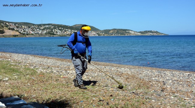Çakmaklı Mahallesi'nde Sahil Temizliği