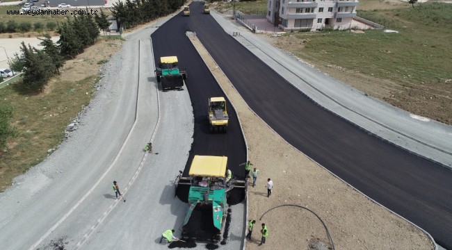 DÖNEL KATLI KAVŞAK ASFALTLANIYOR