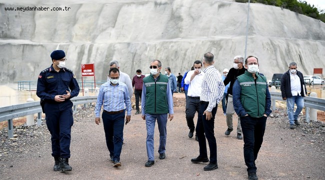 DSİ GENEL MÜDÜRÜ YILDIZ, UŞAK'TA İNCELEMEDE BULUNDU