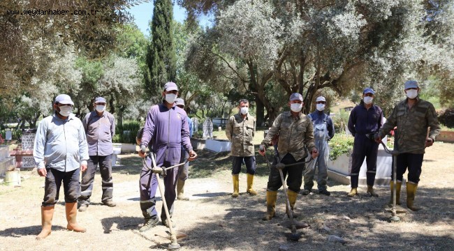 EFELER'DE MEZARLIKLAR TERTEMİZ