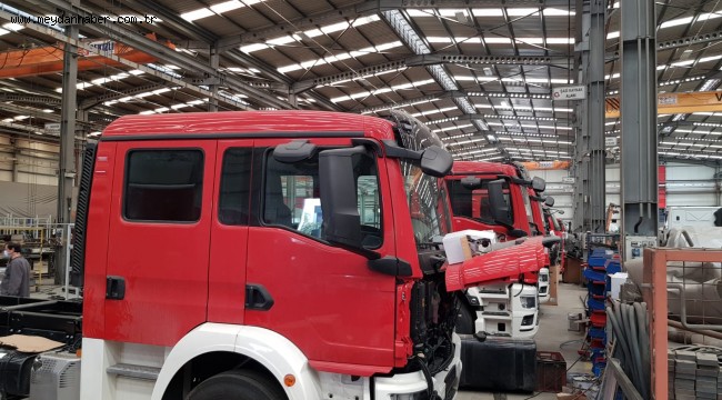 ENDÜSTRİYEL YANGINLARA MÜDAHALE ARACI GELİYOR