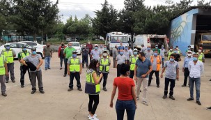 Ergene Belediyesi Temizlik İşleri Personeline İş Sağlığı Eğitimi Verildi