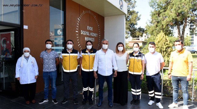 Evde Sosyal Hizmet Merkezi görev başında