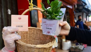 Fatih'te Anneler Günü'nde Annelere Çiçek Hediye