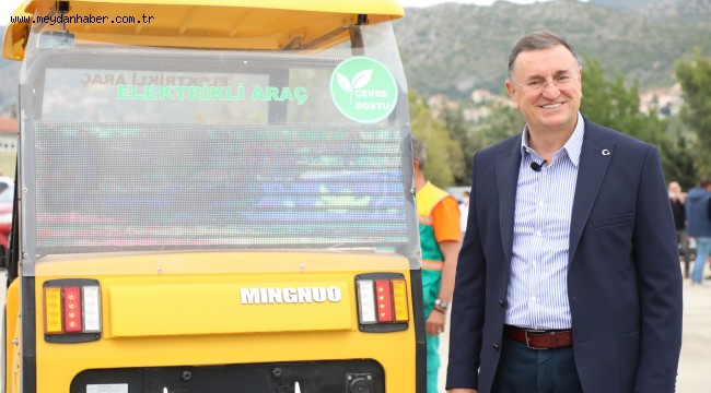 HATAY PARKLARINI ELEKTRİKLİ ARAÇLAR TEMİZLEYECEK