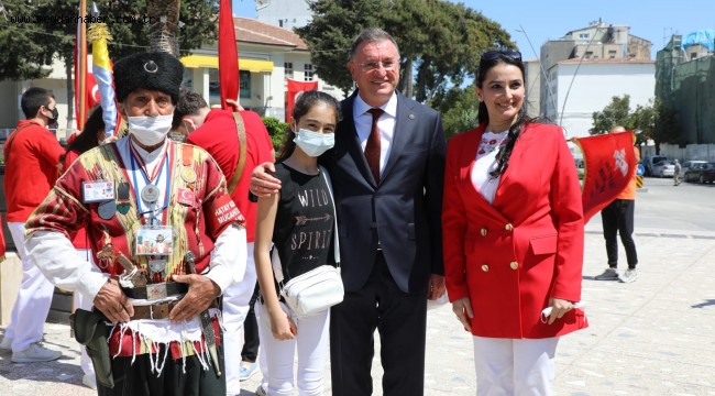 HBB BAŞKANI SAVAŞ 19 MAYIS İÇİN DÜZENLENEN TÖRENE KATILDI