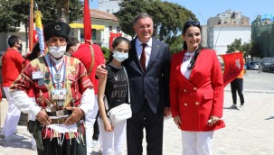 HBB BAŞKANI SAVAŞ 19 MAYIS İÇİN DÜZENLENEN TÖRENE KATILDI