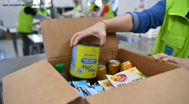 İHTİYAÇ SAHİPLERİNE 4 BİN YARDIM KOLİSİ