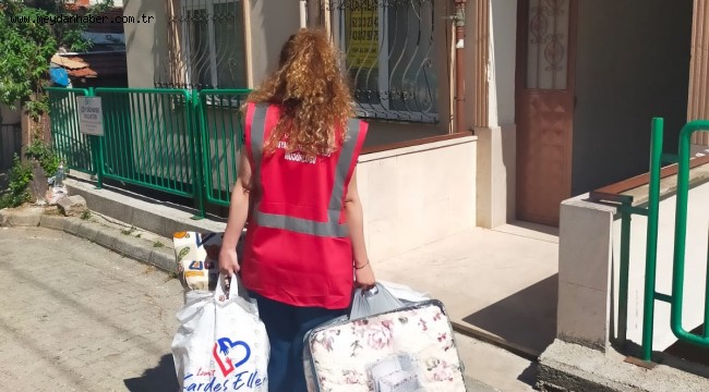 İzmit Belediyesi, zor zamanlarında vatandaşını yalnız bırakmıyor