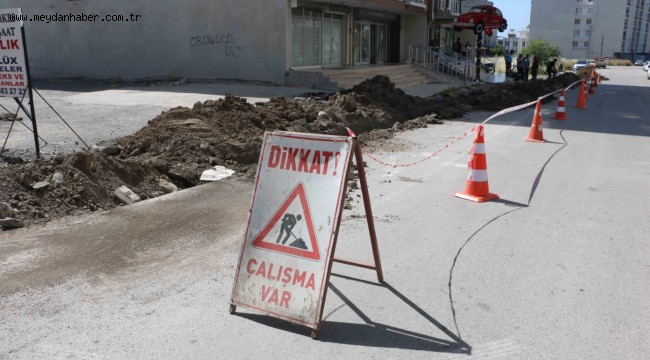 KARAAĞAÇ'TA YENİ MESKENLERİN ŞEBEKE İHTİYACI KARŞILANDI