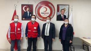 Keşan Belediyesi'nden Türk Kızılayı Edirne Şubesi'ne ziyaret