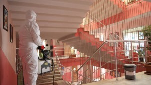 PAMUKKALE BELEDİYESİ ALES ÖNCESİ OKULLARI DEZNFEKTE ETTİ