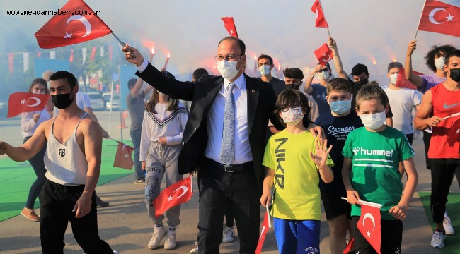 PAMUKKALE'DE 19 MAYIS BÜYÜK COŞKUYLA KUTLANDI