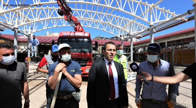 PERAKENDE SEBZE HALİNDE SONA YAKLAŞILDI