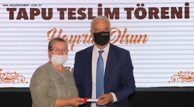 Saruhanlı'da Bin 500 Hak Sahibine Tapuları Törenle Teslim Edildi