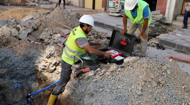 ŞEBEKELER YENİLENİYOR SU KAYIPLARI ÖNLENİYOR
