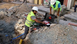 ŞEBEKELER YENİLENİYOR SU KAYIPLARI ÖNLENİYOR