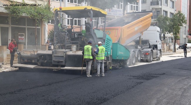 ŞEHİT NEVREZ CADDESİ ASFALTLANIYOR