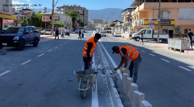 ŞÜKRÜ BALCI CADDESİ YENİ GÖRÜNÜMÜNE KAVUŞUYOR