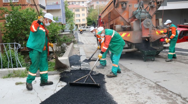 TAM KAPANMADA RENKLİ KALDIRIM MESAİSİ