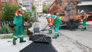 TAM KAPANMADA RENKLİ KALDIRIM MESAİSİ