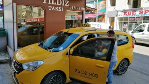 Ticari Taksiler Dezenfekte Ediliyor