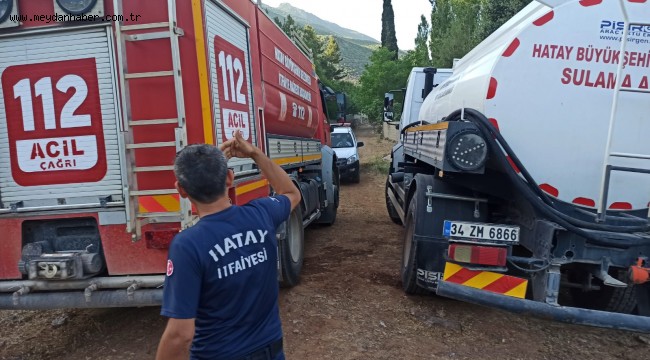 ÜÇ İLÇEDEKİ YANGINA HBB İTFAİYESİNDEN HIZLI MÜDAHALE