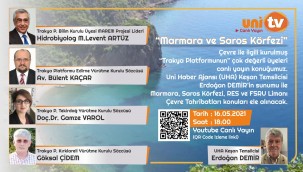 UNİ TV'de 16 Mayıs'ta Erdoğan Demir'in hazırlayıp sunacağı programda çevre sorunları tartışılacak