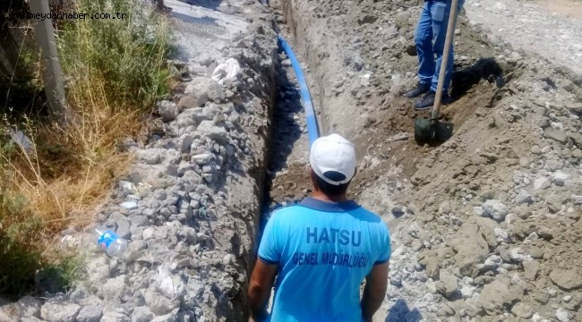 ARSUZ'DA YETERSİZ GELEN ŞEBEKELER YENİLENİYOR