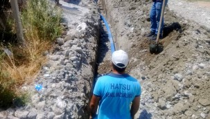 ARSUZ'DA YETERSİZ GELEN ŞEBEKELER YENİLENİYOR