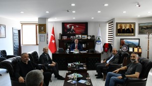 BASIN İLAN KURUMU TRABZON ŞUBE MÜDÜRÜNDEN, BAŞKAN ELÇİN'E ZİYARET