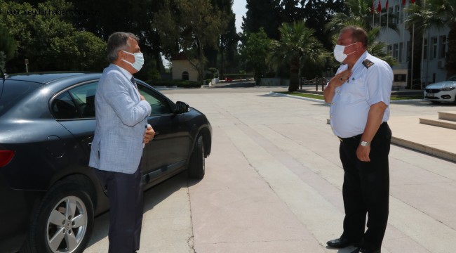 Başkan Alhan Tuğgeneral Yıldırım'ı Ziyaret Etti