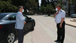 Başkan Alhan Tuğgeneral Yıldırım'ı Ziyaret Etti