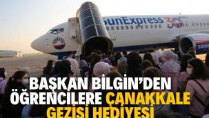 BAŞKAN BİLGİN'DEN ÖĞRENCİLERE ÇANAKKALE GEZİSİ HEDİYESİ…