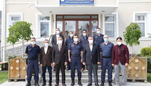 Başkan Demirbaş'dan Jandarma komutanlığına ziyaret