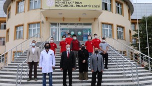 BAŞKAN ÖZLÜ, OKUL ZİYARETİ YAPTI