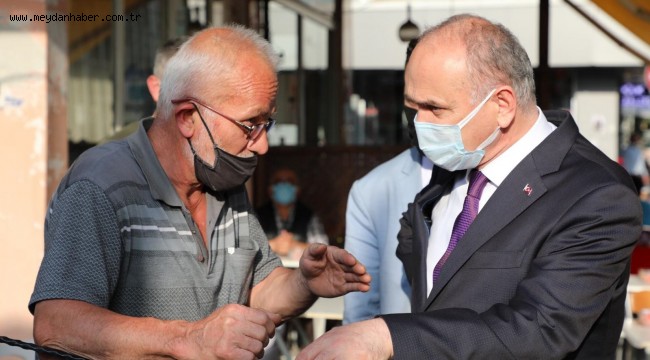 Başkan Özlü Projenin Son Durumunu Esnafla Paylaştı