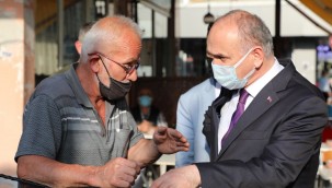 Başkan Özlü Projenin Son Durumunu Esnafla Paylaştı