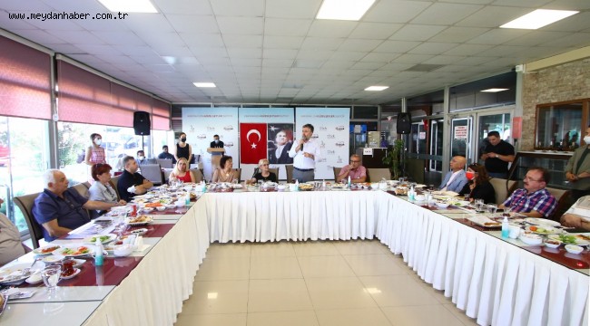 BAŞKAN SANDAL, MUHTARLARLA BULUŞTU SANDAL,TÜM MAHALLELERİMİZDE KALICI ESERLER BIRAKACAĞIZ