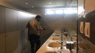 BEŞİKTAŞ BELEDİYESİ LGS ÖNCESİ OKULLARI DEZENFEKTE ETTİ